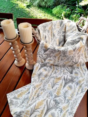 Grey & Yellow Lilies